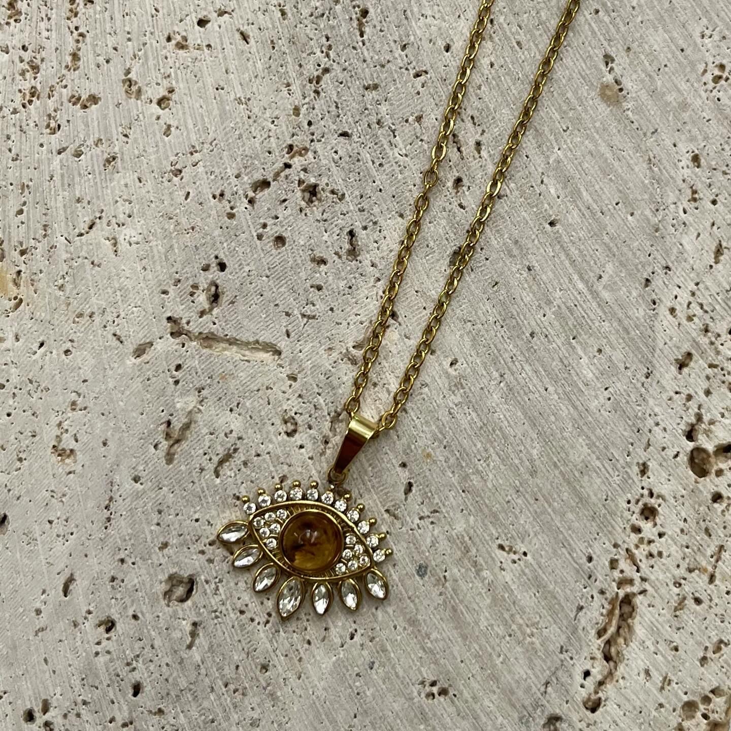 Collar Nazar Dorado 👁️