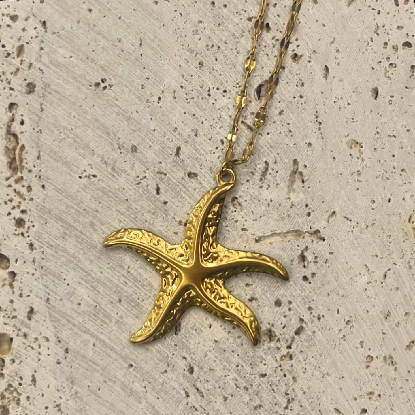 ✨ Collar Estrella Marina Dorada