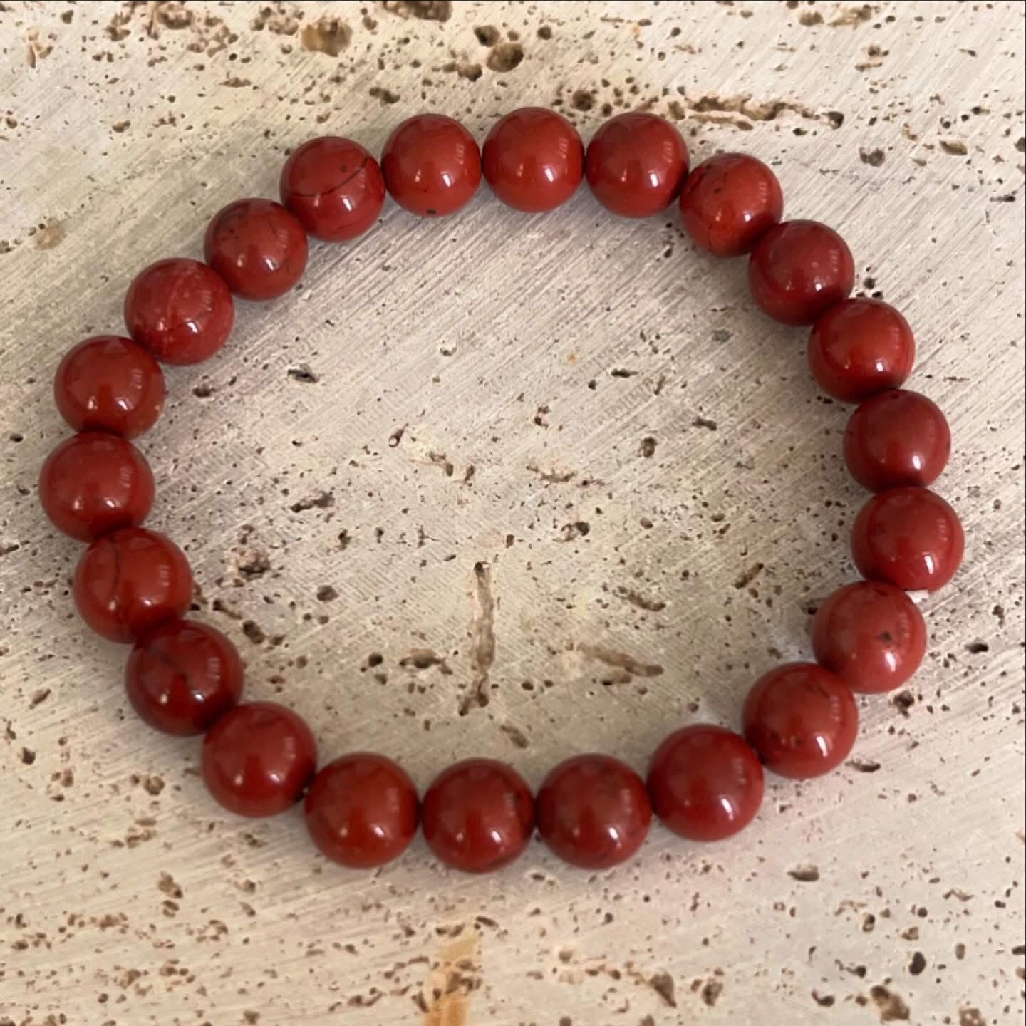 🔥 Pulseras de Jaspe Rojo 🔥