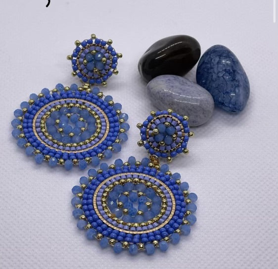 Aretes Nila – Tejido de Luz