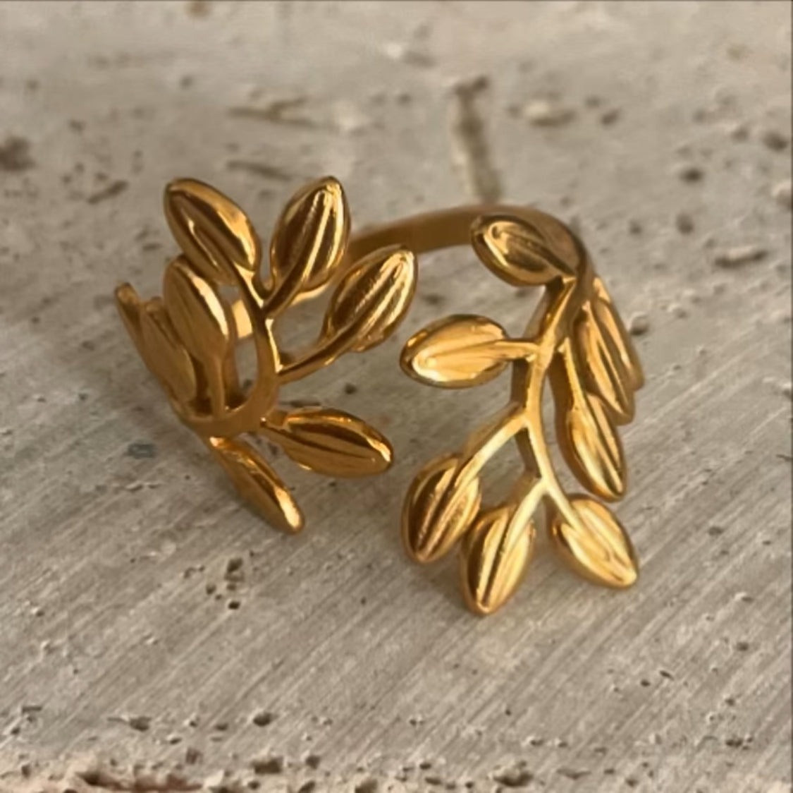 Anillo “Hojas de Oro” ✨