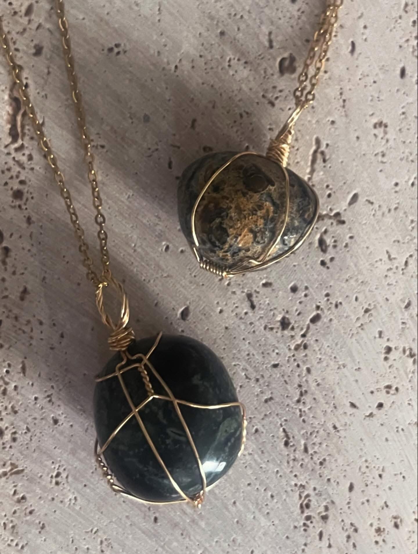 Collar de Jaspe Kambaba – Calma Profunda y Conexión Ancestral